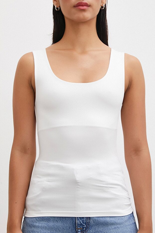 Astarlı Atlet Beyaz - 4