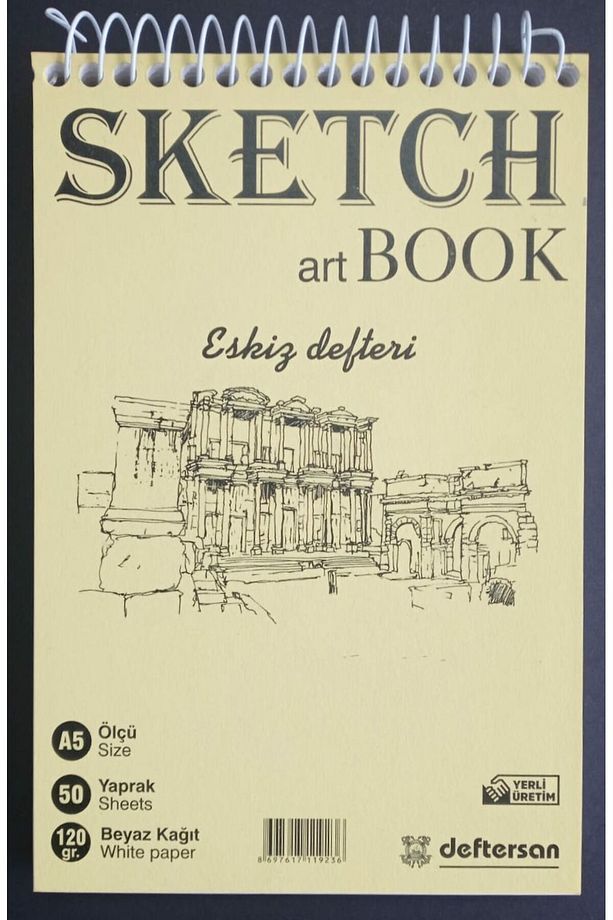 A5 Eskiz defteri Sketch art book - 1