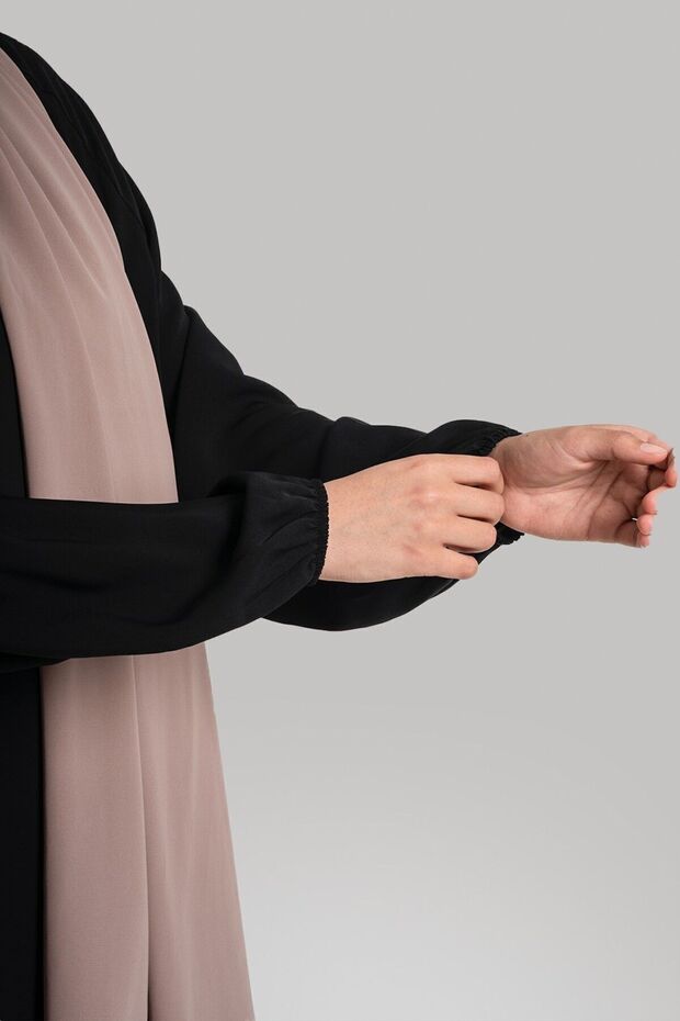 Rüya Model Kloş Ferace - Siyah - 2