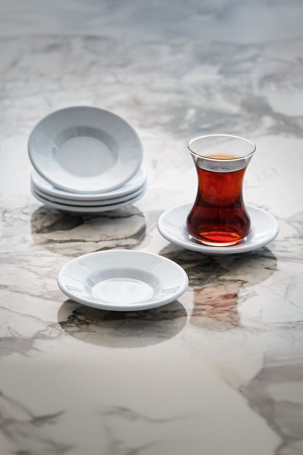 Çay Tabağı (6'LI) – 11 Cm Şık Ve Kullanışlı - 1