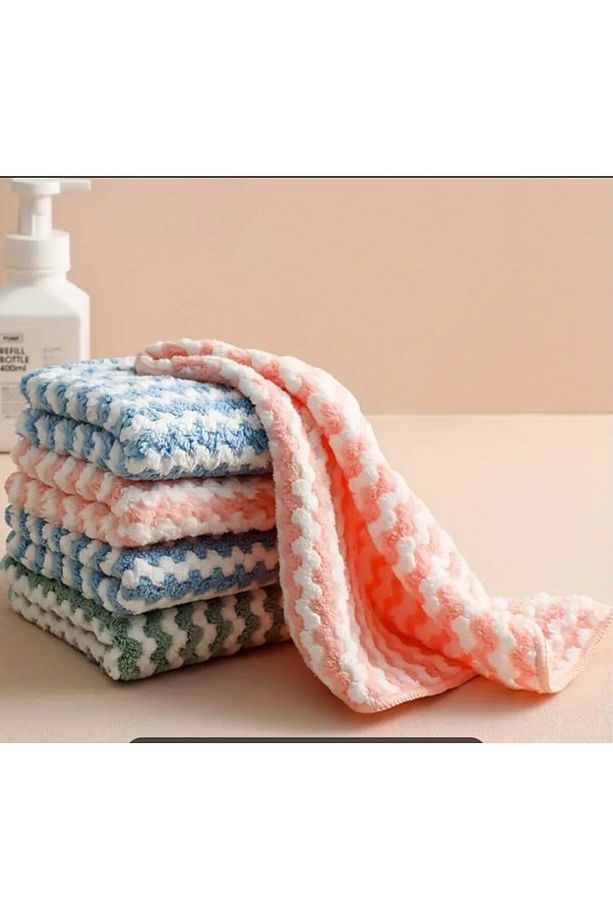 3 Adet Mikrofiber Temizlik Bezi(30X30) -mutfak,lavabo,cam Için Kurulama Bezi - 7