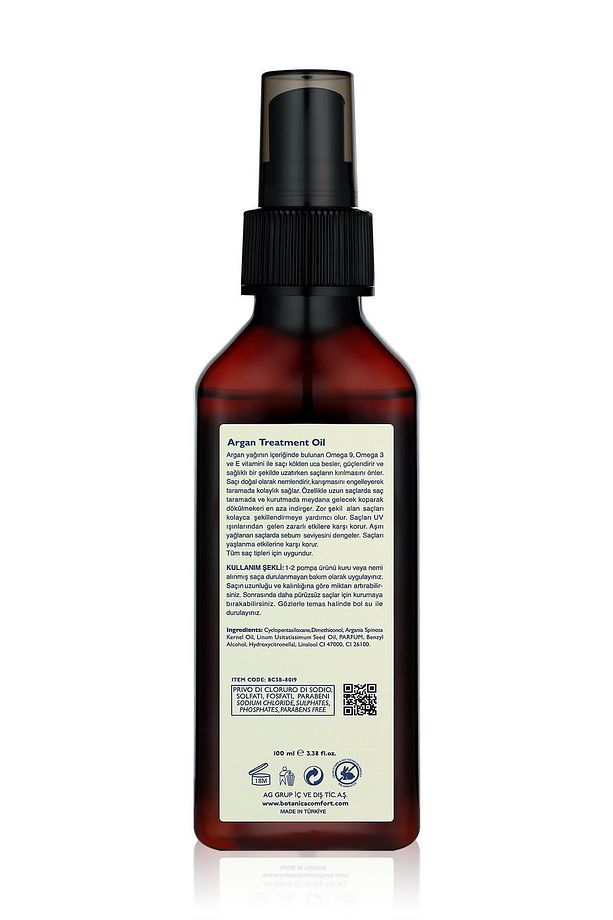 Yavaş Uzayan Ve Yıpranmış Saçlara Özel Argan Bakım Yağı 100 ml 8682009368019 - 4