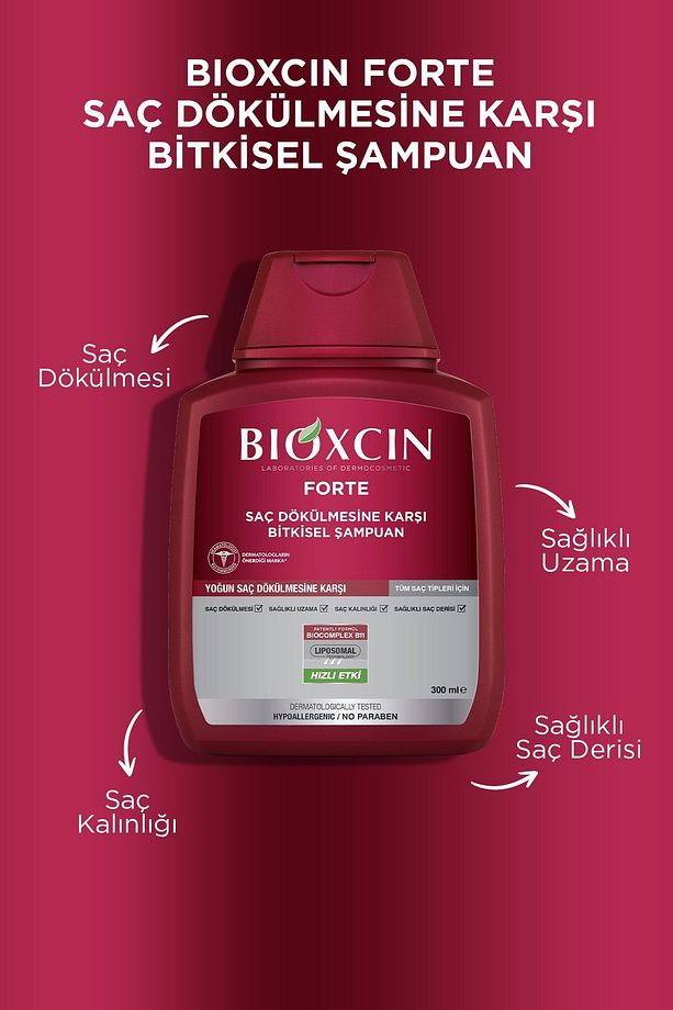 Forte Şampuan 4lü Fırsat Paketi 4 Adet 300 ml Yoğun Dökülme Karşıtı Şampuan - 6