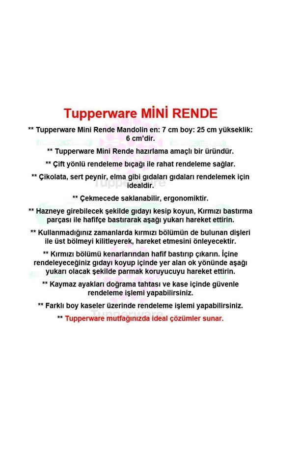 Mini Rende Mandolin Mini Dilim Dilim Rende Hsgl - 3