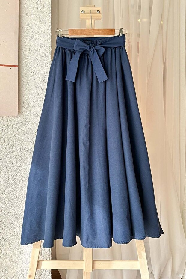 Lacivert Balon Etek - 1