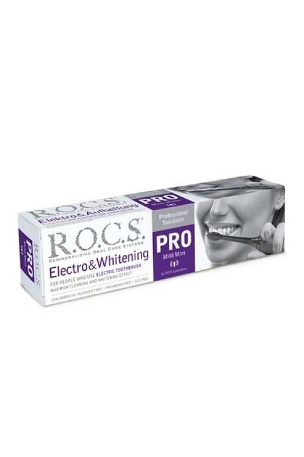 Rocs Pro Elektro - Beyazlatma Hafif Naneli Diş Macunu 60 Ml - 1