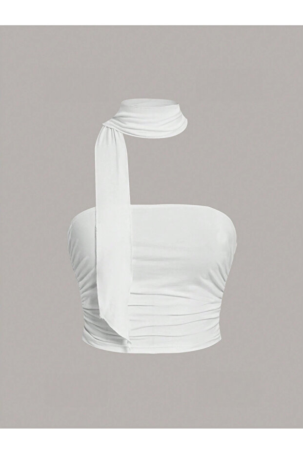 FULAR DETAYLI MANDY CROP - 1