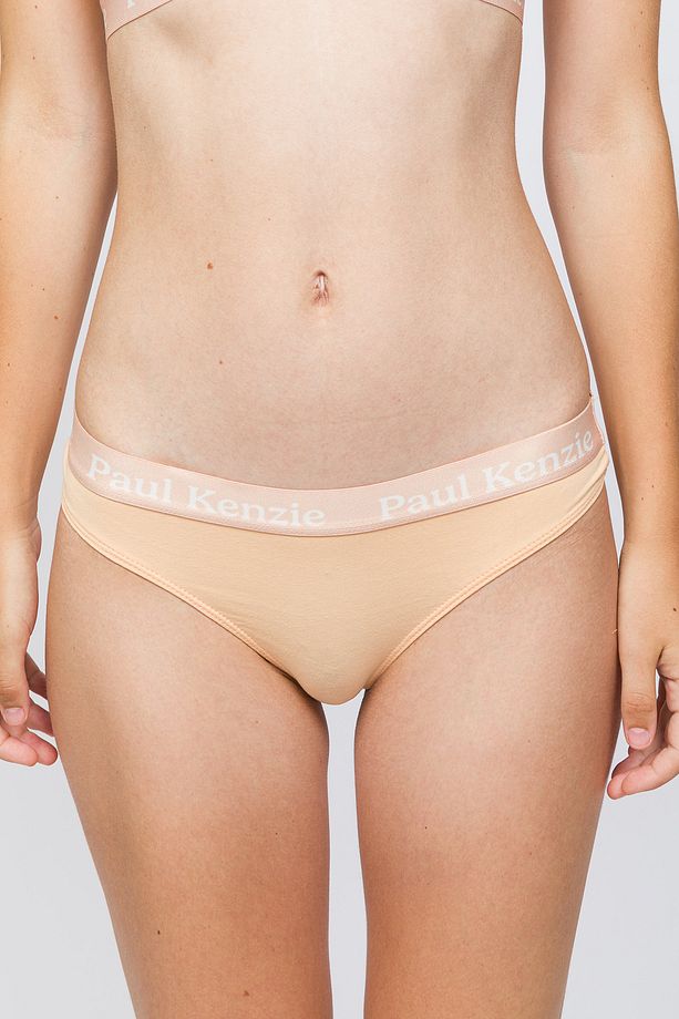Tekli Kadın String Külot - Peach Fuzz - 4