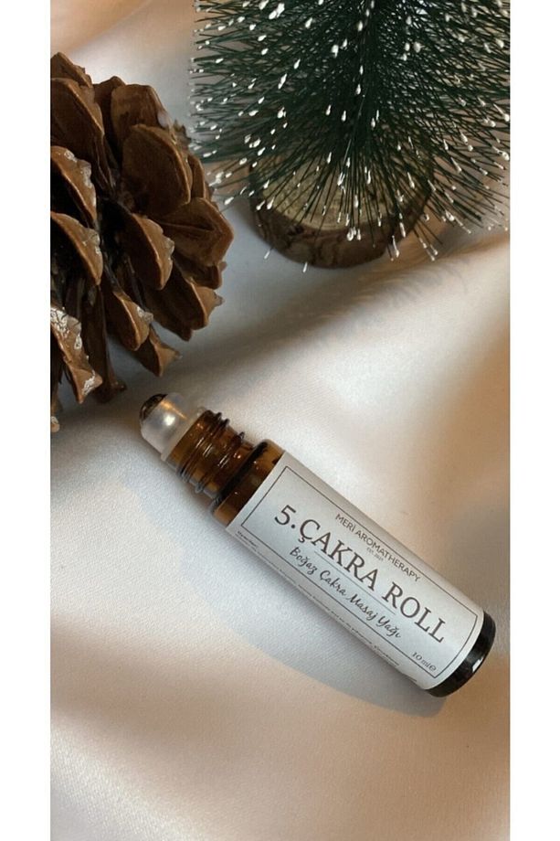 Aromaterapi %100 Saf 5. Çakra - Boğaz Çakra Roll 10 Ml - 1