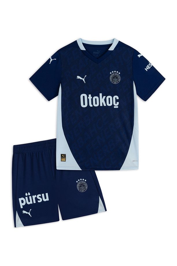 Düz Erkek Mavi Sweatshırt 77537909-FSK Third Minikit w/o Sock - 1