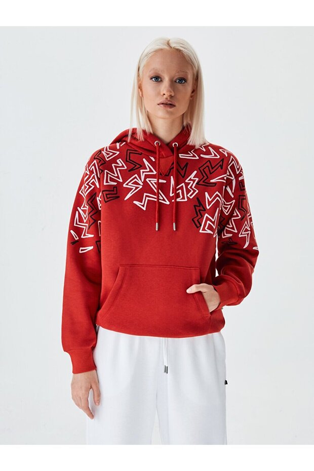 Desenli Sweatshırt - 2