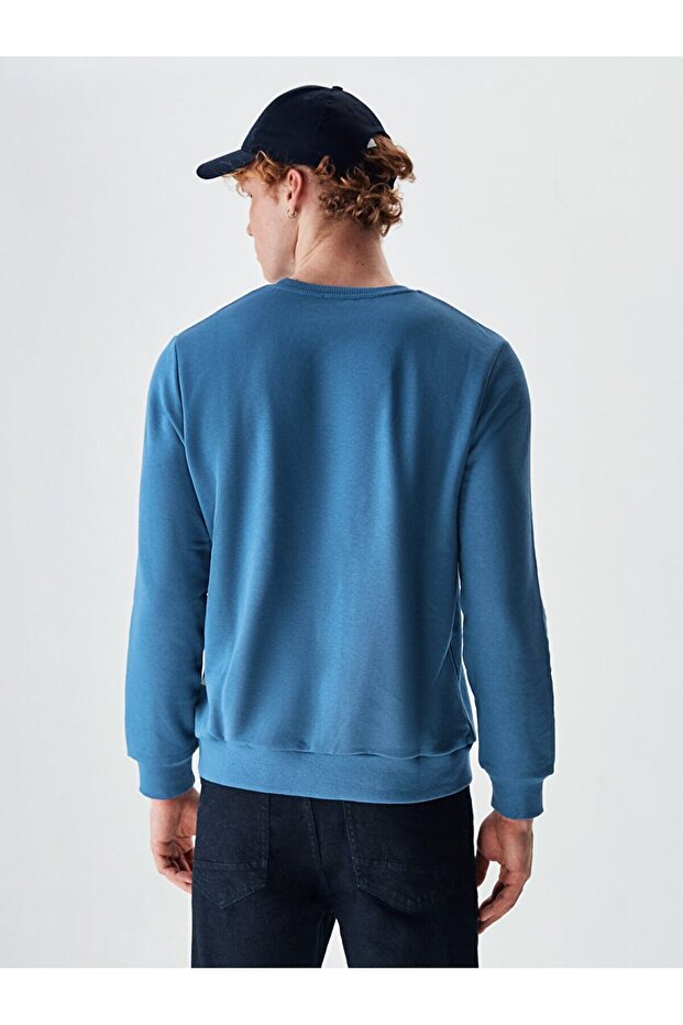 Mavi Sweatshırt - 3