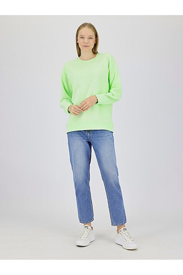 Basıc Mor Sweatshırt - 2