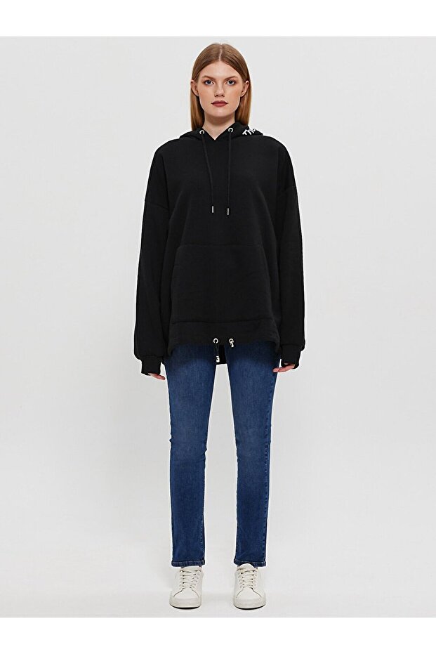 Siyah Sweatshırt - 2