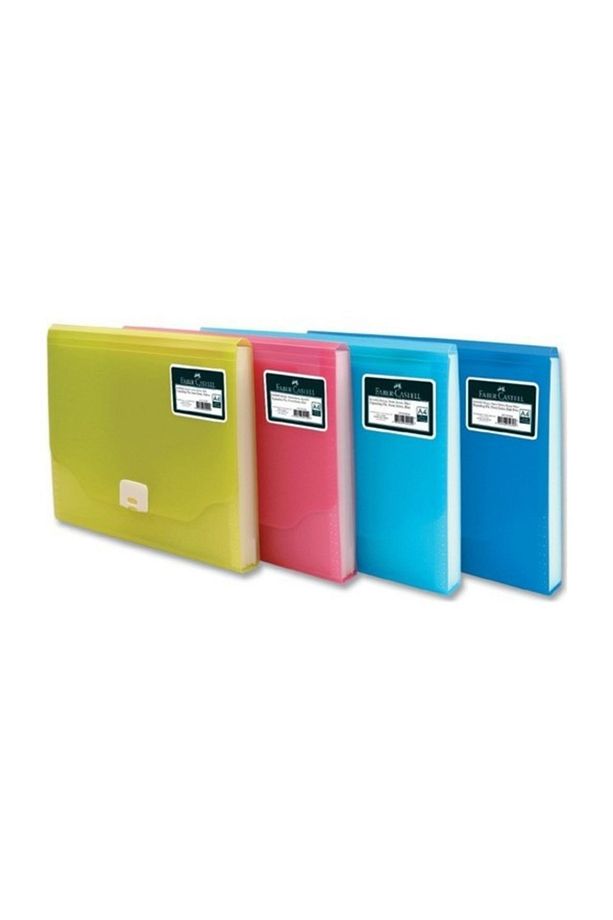Faber-castell Körüklü Dosya Neon Renkler Sarı - 1