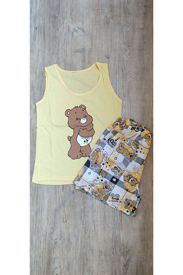 ayıcıklı şort takım - 2