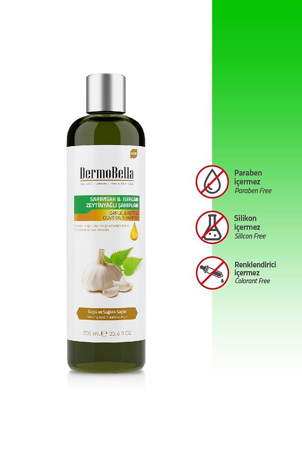 Sarımsak & Isırgan & Zeytinyağlı Şampuan 700 ml - 5