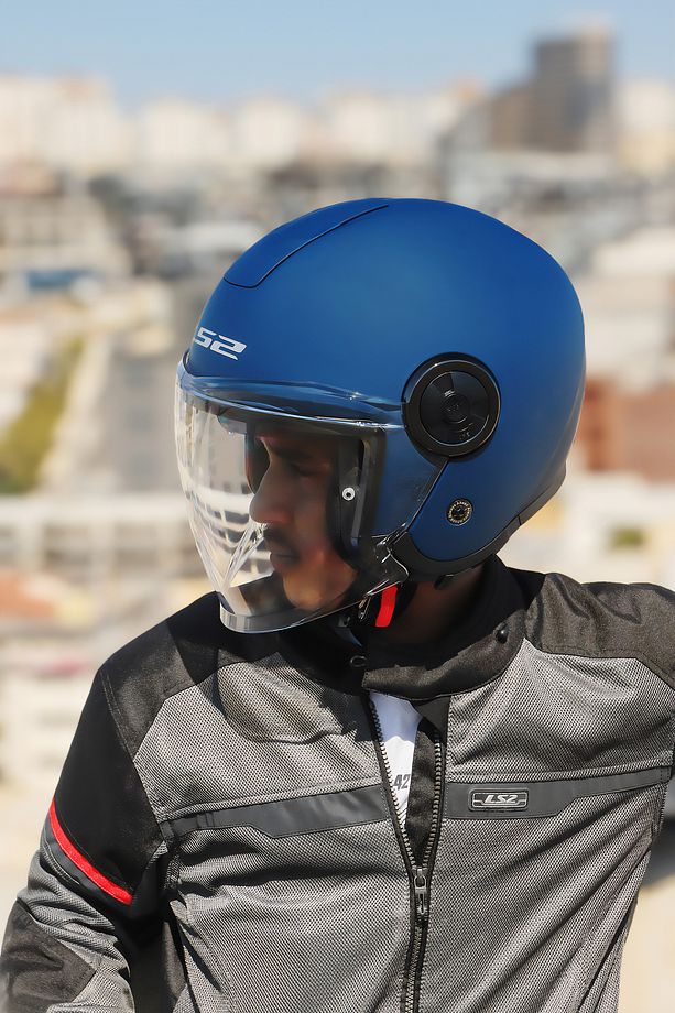 CLASSY MAT NAVY MAVİ KASK - 3