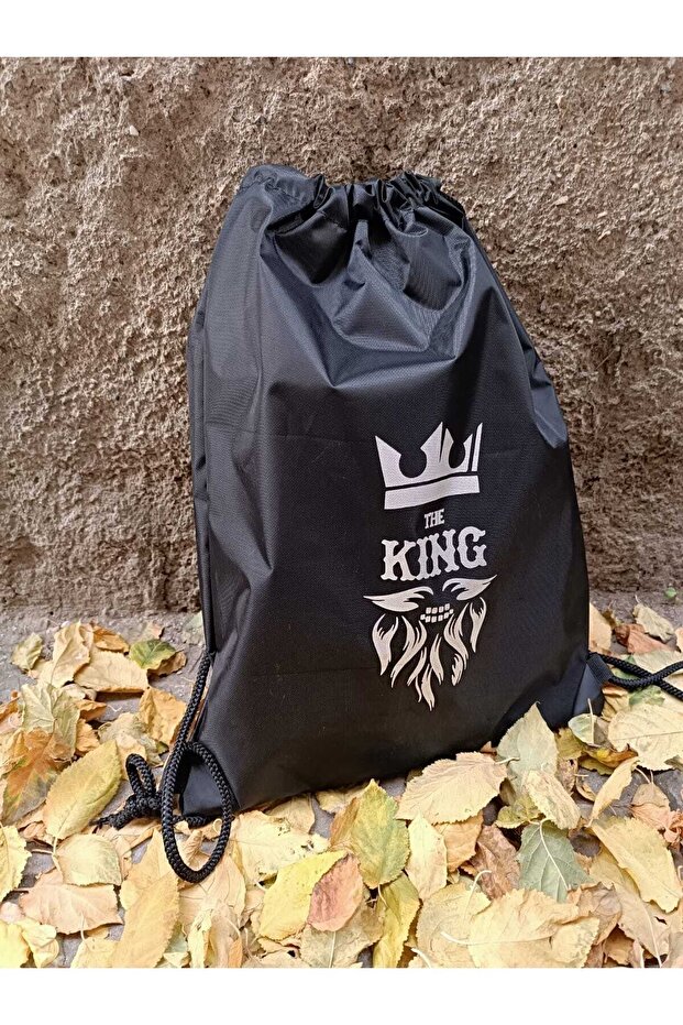 Drawstring Bag with Rope Strap - Stylish and Useful - 1