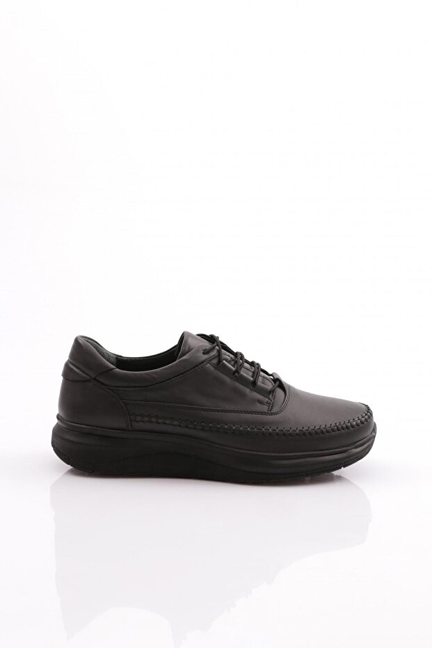Men's Comfort Shoes Black Leather 47812617
