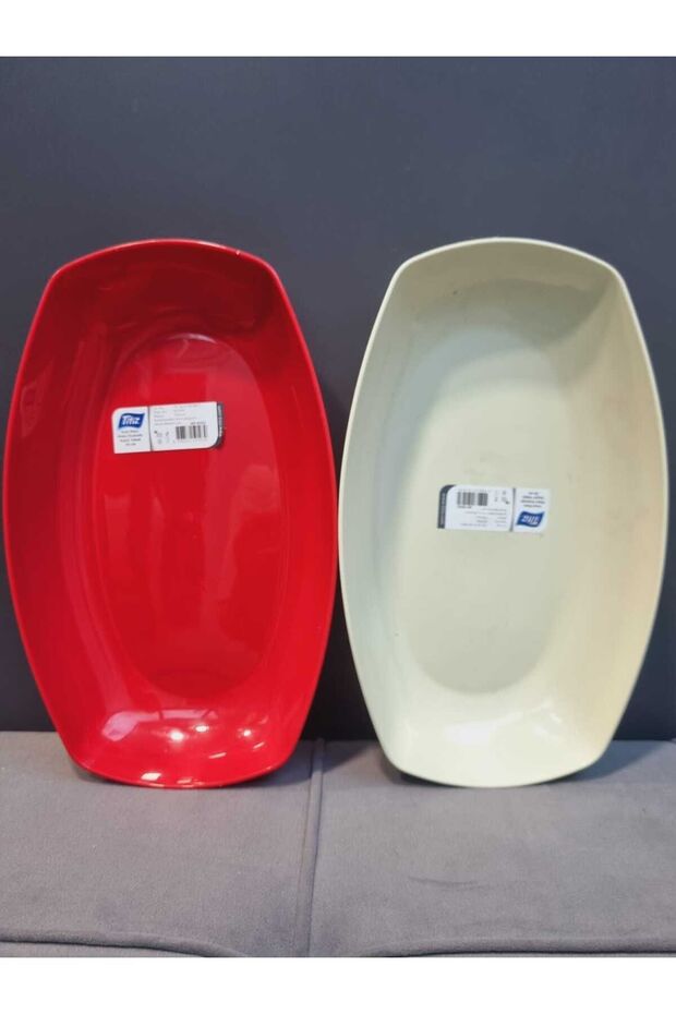 Oval Plastik Tabak 2li 25 Cm - 7