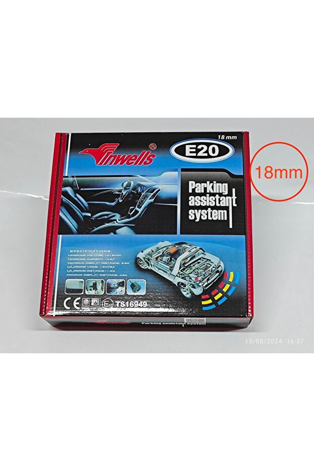 Otovera 18 Mm Gray Parking Sensor with New Sound - E20-18mm