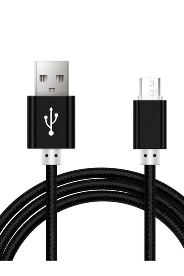 Çelik Micro Usb Şarj Ve Data Kablosu - 1