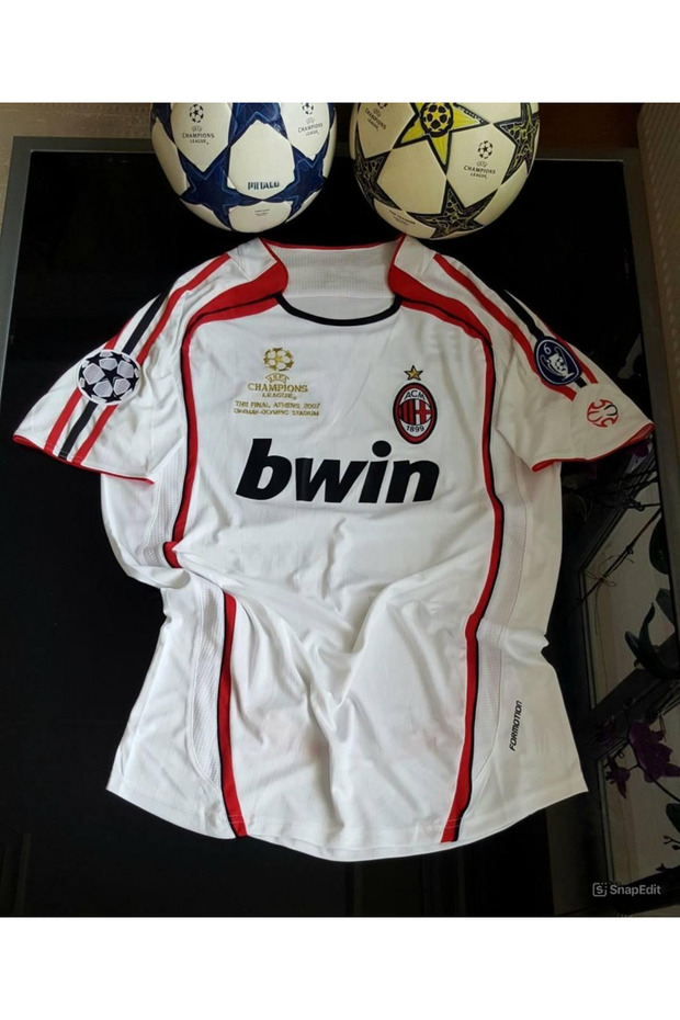 Paolo Maldini 06/07 Deplasman Retro Beyaz Forma - 2