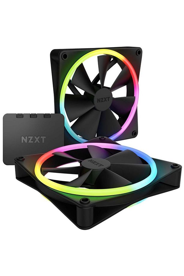 F140 Rgb Duo Siyah 2x140 Mm Fan Kontrolcü Rf-d14df-b1 - 1