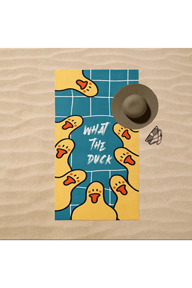 WHAT THE DUCK Plaj Havlusu - Pamuk - 1