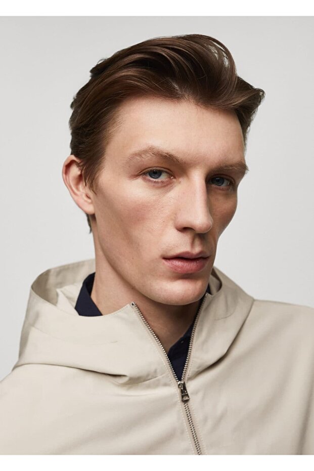 Kapüşonlu fermuarlı ceket - 6