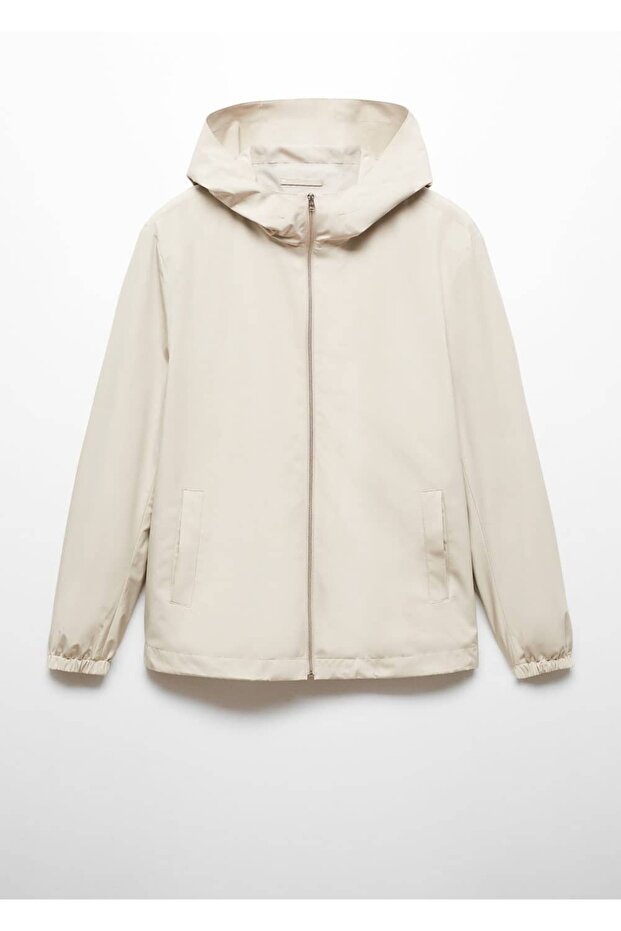 Kapüşonlu fermuarlı ceket - 3