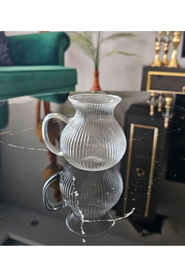 6 قطع من كوب الشاي البورسليكات - 3