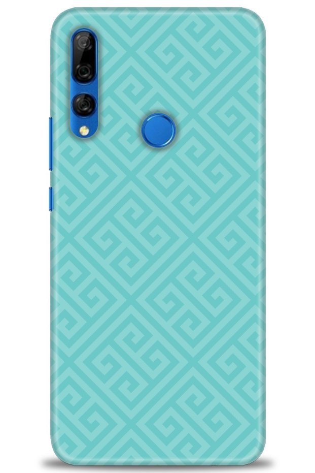 Huawei Y9 Prime 2019 Case Hd Printed Case - Blue Mosaic