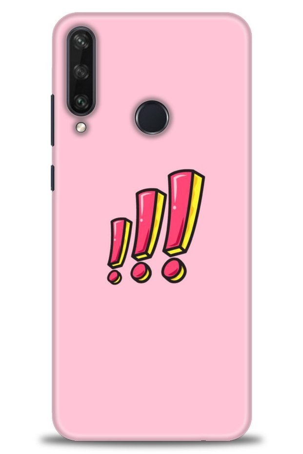 Huawei Y6P Case Hd Printed Case - Exclamation