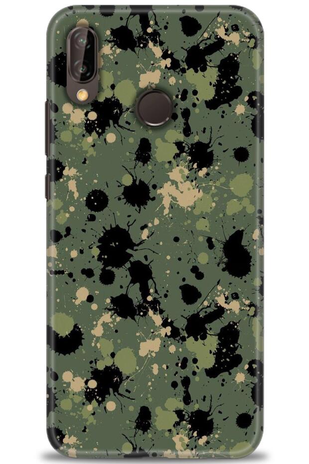 Huawei P20 Lite Case Hd Printed Case - Camouflage Colors- Mrc