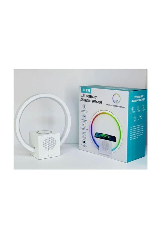 BT-258 Bluetoot RGB Ledli Hoparlör - 2