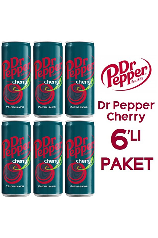 Dr Pepper Cherry 330 ml 6'lı Paket - 1