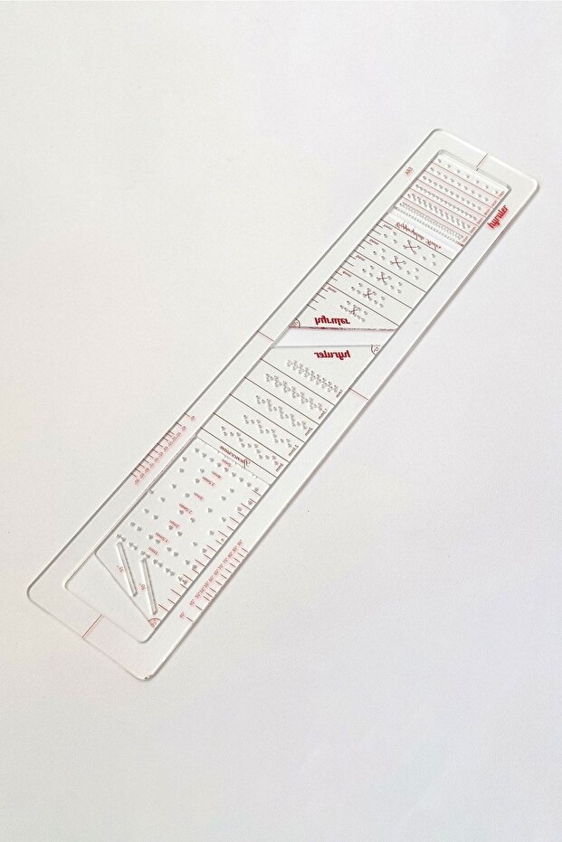 طقم رسم مسطرة 5 قطع (صنع يدوي خاص)