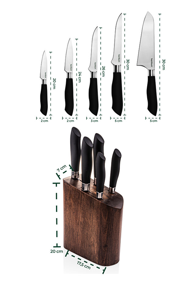 Mastercut - 6 Parça Bıçak Seti Dikdörtgen - 6