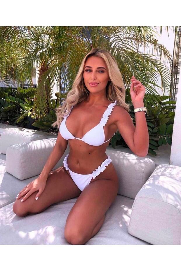 Fırfır Detaylı Bikini - 3