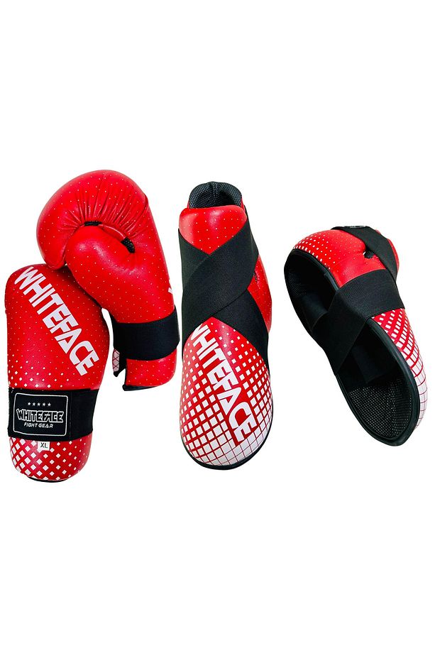 Kickboks Point Fight Eldiven-Ayak Botu-ELİTE-2'li SET (WTF442-443) - 1
