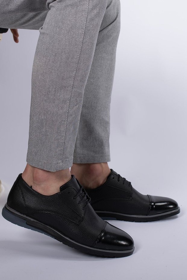 Men's Casual Shoes0012397 Patent Leather Black
