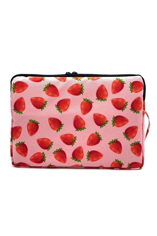 15.6'' Inç Çilek Desenli Laptop/macbook/notebook/evrak Kılıfı/çantası - 4