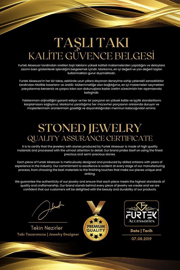 Kadın Ardente Siyah Kristal Zirkon Taşlı Kolye + Küpe Gerdanlık Su Yolu Gümüş Kaplama Takı Seti - 3