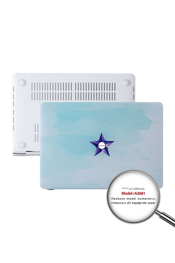 Macbook Air Kılıf 13.6 Inç M2-m3-m4 Paint02 (13.6” AİR) A2681 A3113 A3240 Ile Uyumlu - 1