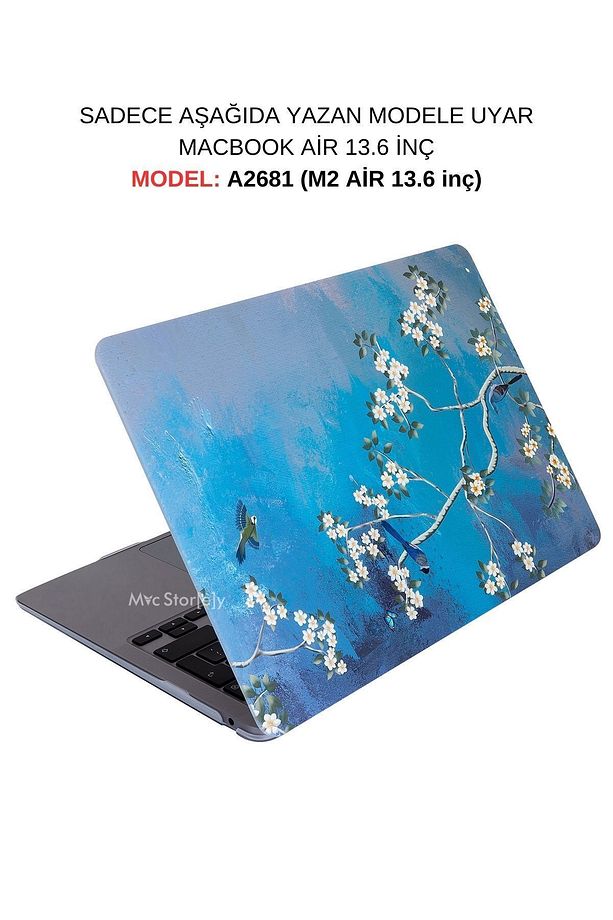 Macbook Air Kılıf 13.6 Inç M4-m2-m3 Vangogh01nl (AİR 13.6”) A2681 A3113 A3240 Ile Uyumlu - 1