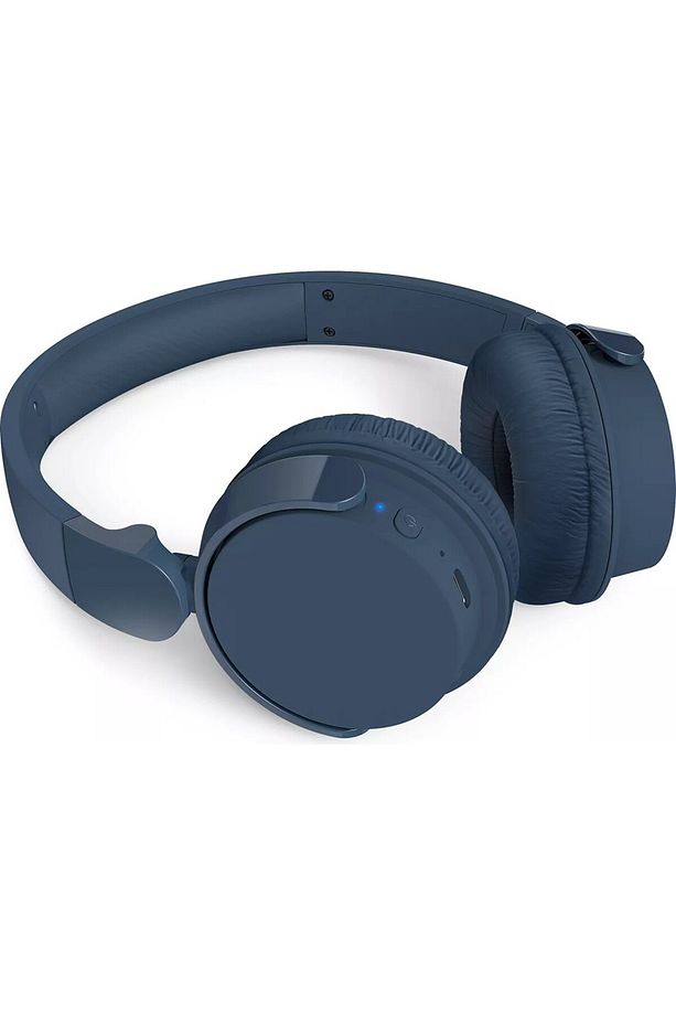Kablosuz Kulak Üstü Kulaklık Dinamik Bas, Bluetooth, Net Arama Sesi, 55 Saat Kullanım Mavi - 4