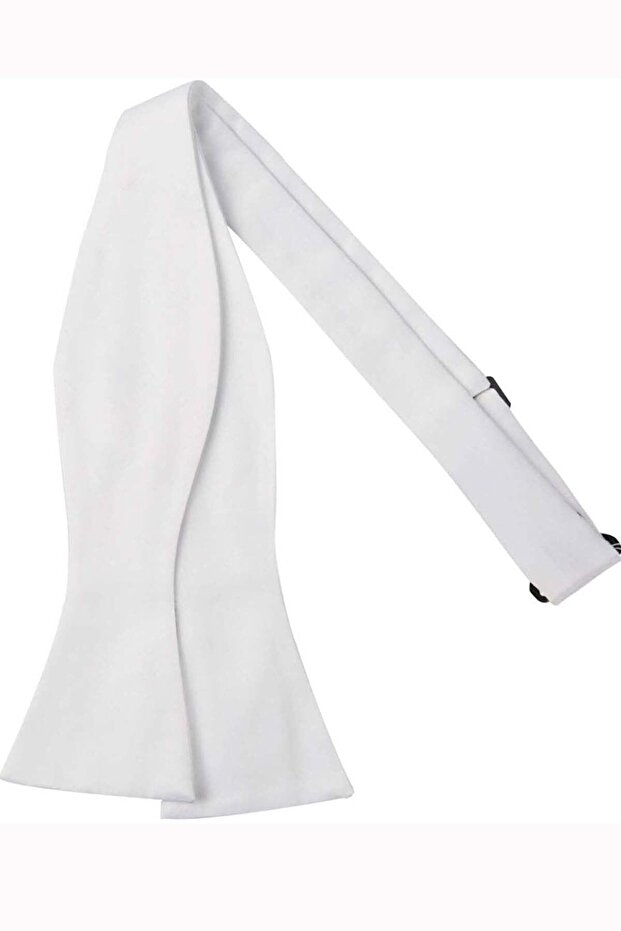 Beyaz Açık Papyon - 1