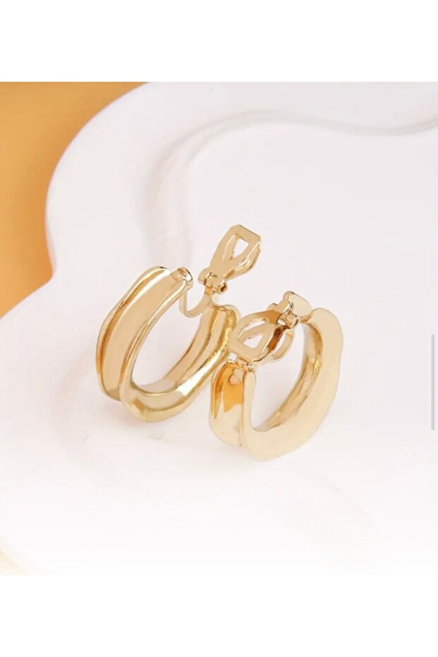Women's Earrings - Without Perforation and Ear Clip